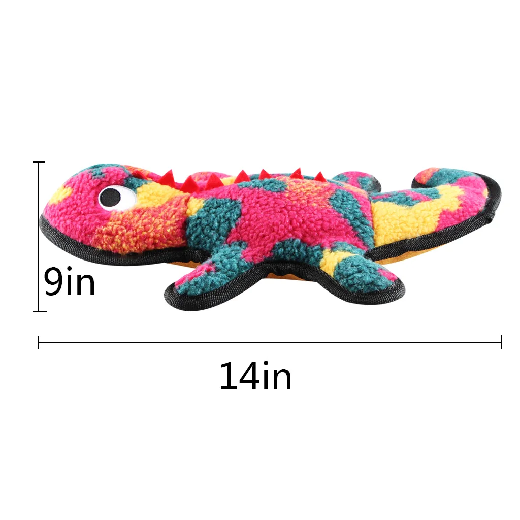 

Dog Plush Bite Cat Play Chew Toys Resistant Puppy Squeaky Lizard Toys Pet Supplies Products