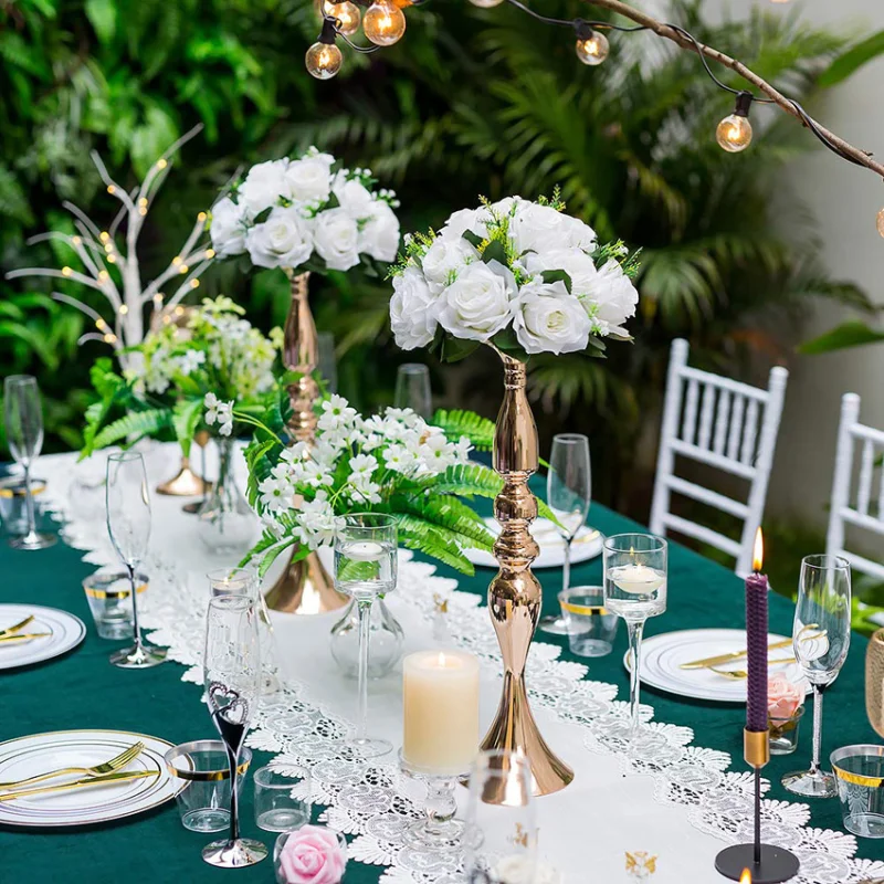 

26cm Gypsophila Rose Artificial Flower Ball Table Centerpieces Wedding Arch Backdrop Decor Road Lead Home Party Layout