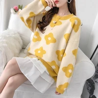 womens knit sweater loose lazy pullover sweater women 2019 winter womens jumper loose
