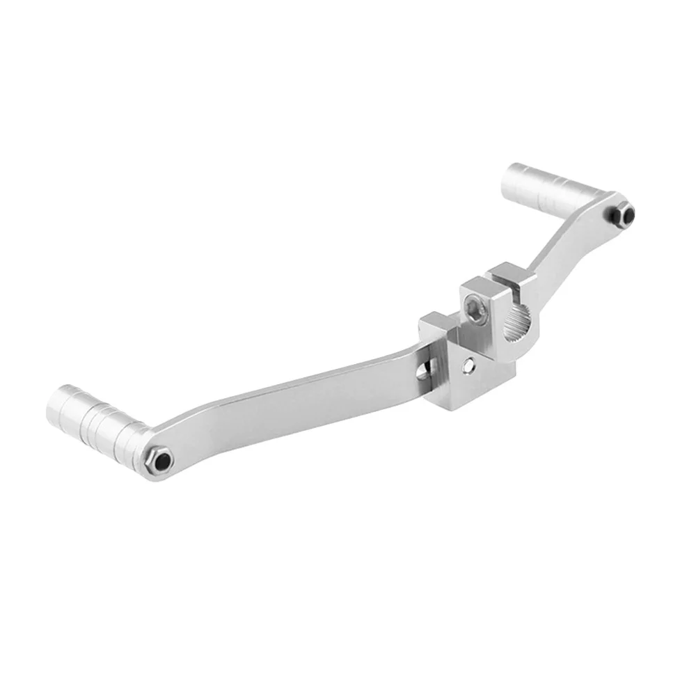 

Universal Motorcycle Aluminum Alloy Dual Head 2 Way Gear Lever Footrest Pedal Shifter Motorcycle Accessories (Black)