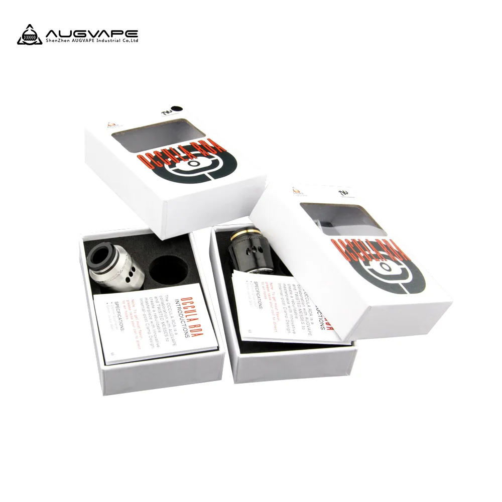 Оригинальный Augvape Occula RDA 24 мм испаритель Vape бак восстановление капель распылитель
