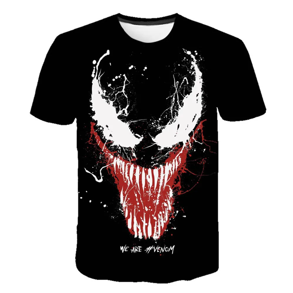

Violent Aesthetics T-shirt Men 3d Printing Venom War Shirt Hip-hop Casual Fitness Plus Size Summer O-neck Shirt 2021