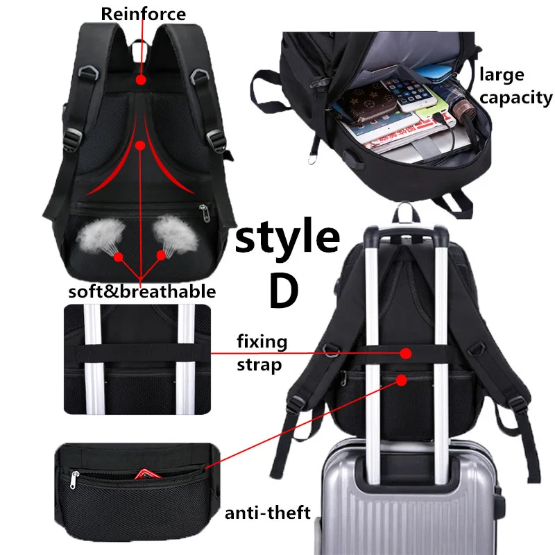 

IMIDO Riverdale Style Backpacks for School Students Back to School Bag Usb Charging Large Capacity Teenagers Laptop Backpack