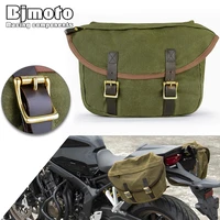 bjmoto 2020 new universal motorcycle bag saddlebag luggage side bags for harley honda yamaha kawasaki