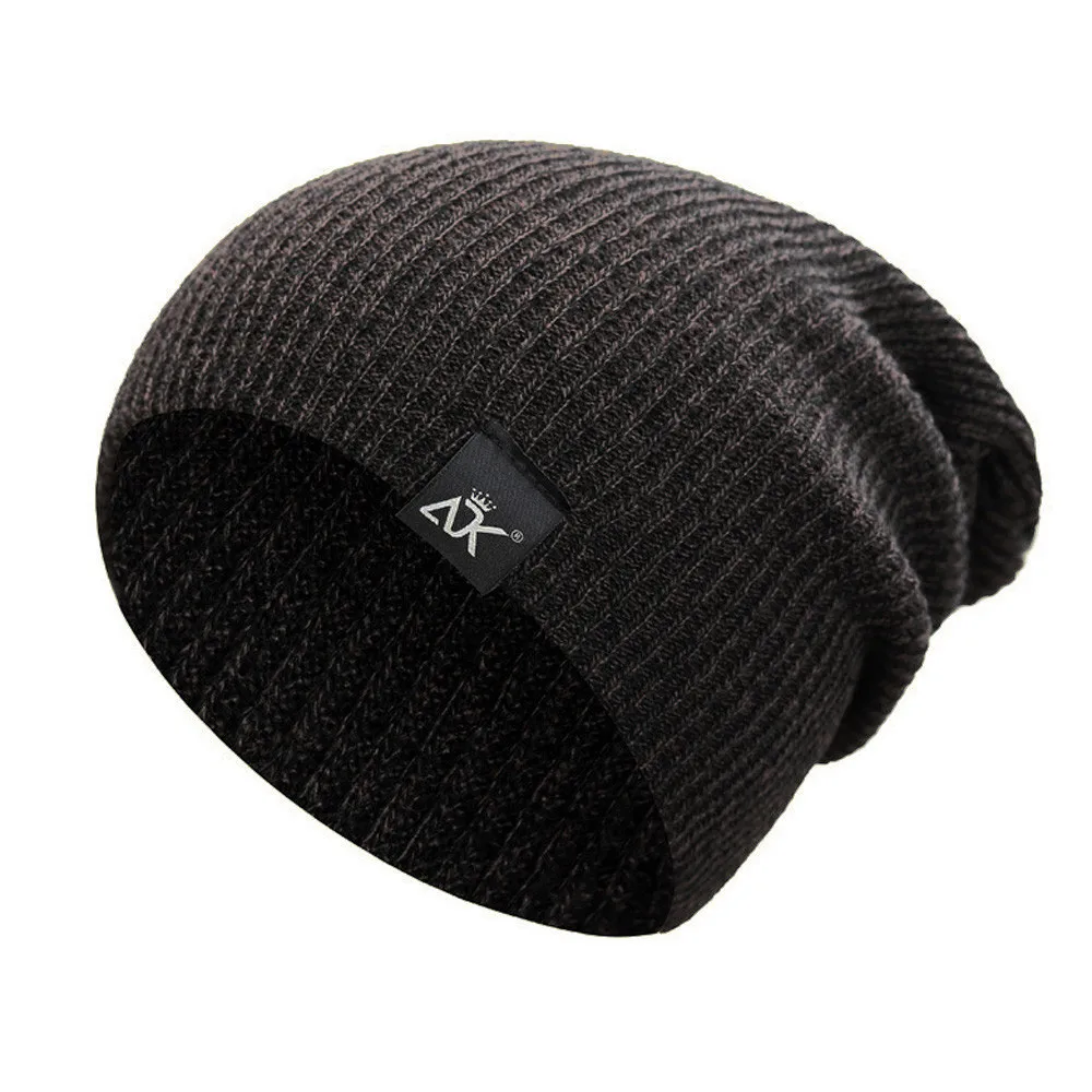 

Fashion Winter women's hat Men hat a cap beanie knitted hat Hip-hop Acrylic Fibres Knitting Keep Warm Winter Fur Ball h5