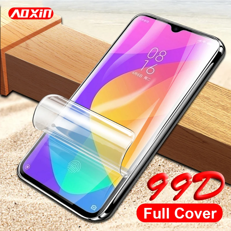 Защитная пленка AOXIN для Xiaomi mi 8 lite 9 SE CC9 Гидрогелевая Mi CC9E мягкий ТПУ (не закаленное