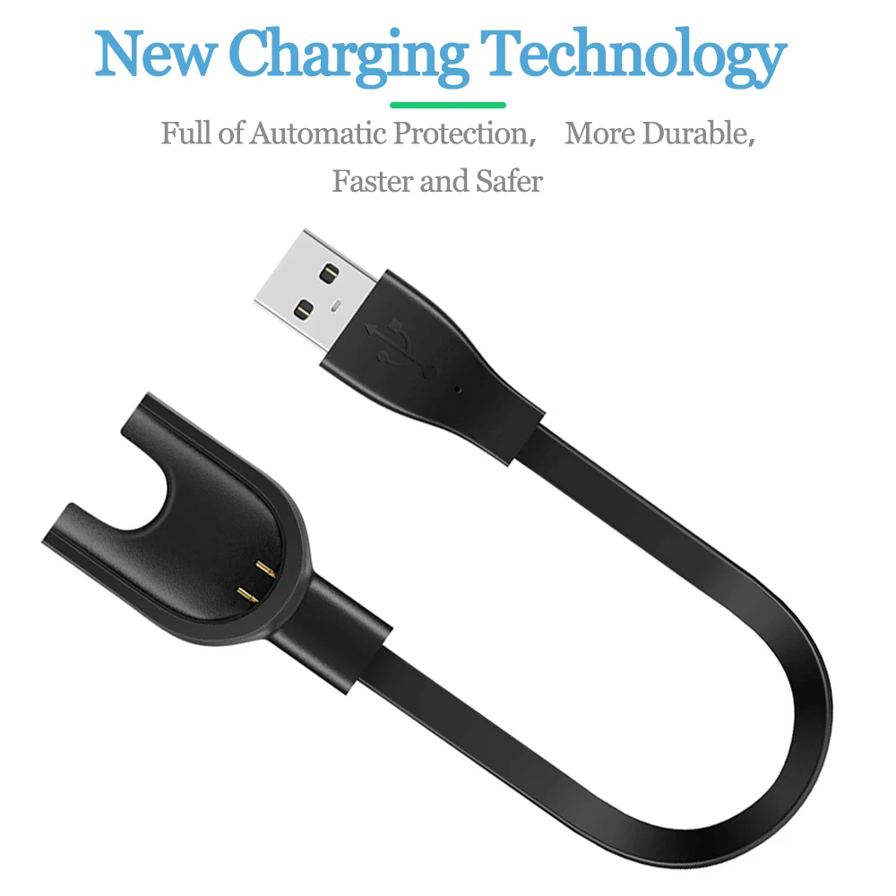 USB-кабель для зарядки Xiaomi MI Band 3 портативный силовой кабель быстрой Mi Band3