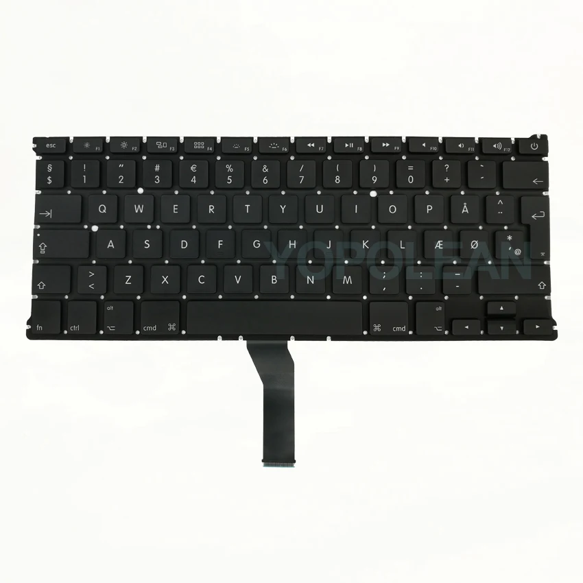 Клавиатура A1369/A1466 для Macbook Air 13 дюймов DK Дания стандарт 2011 2013 2014 2015 год|Клавиатуры