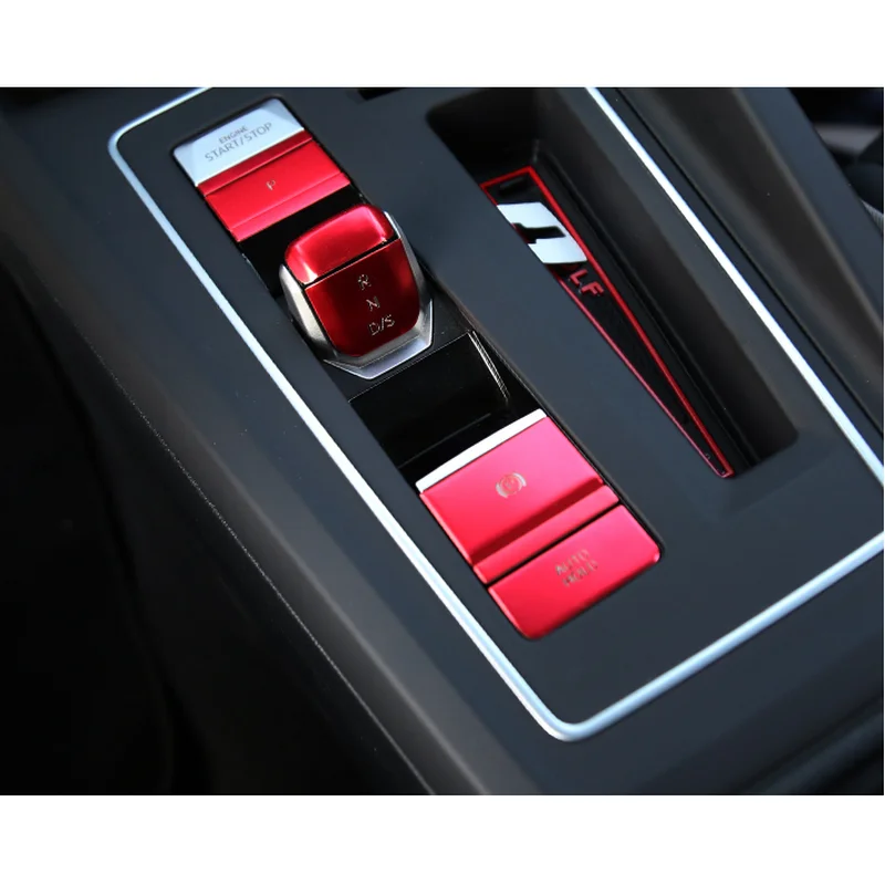 

Car Aluminum alloy Handbrake button decorative sequin protector cover trim for VW GOLF 8 MK8 2020 2021