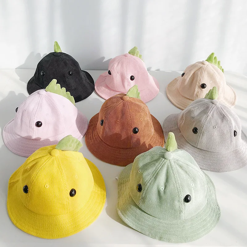 Новинка 2020 весенне-летняя детская шапка Вельветовая шляпа в рыбацком стиле милая