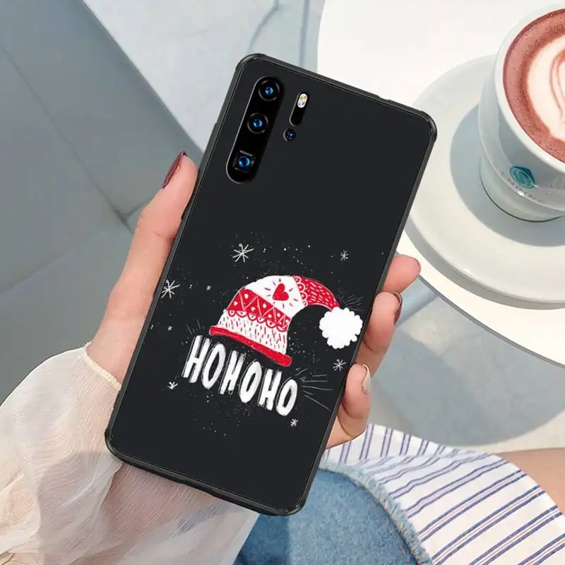 Милый чехол для телефона с забавным снегом Мопсом собакой рождественским оленем