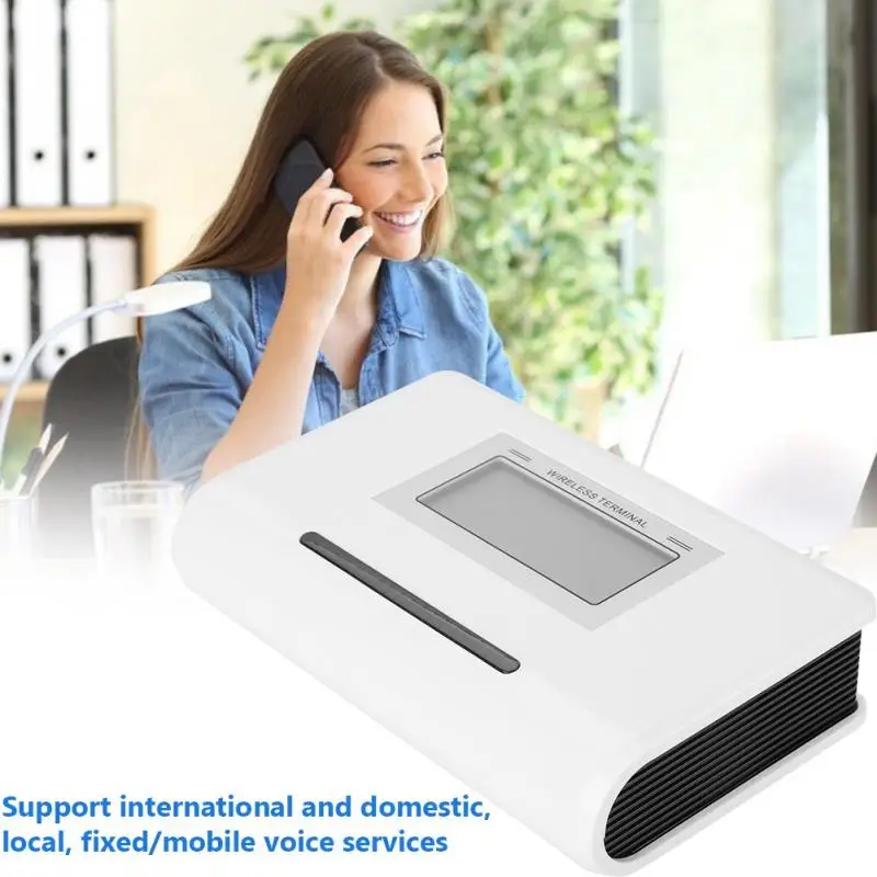

FWT Fixed Wireless Terminal GSM SIM Phone Caller 1900/1800/900/850MHZ 100-240V EU