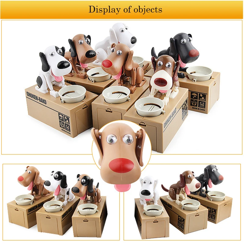 Роботизированная копилка для собак автоматическая монета хранения монет