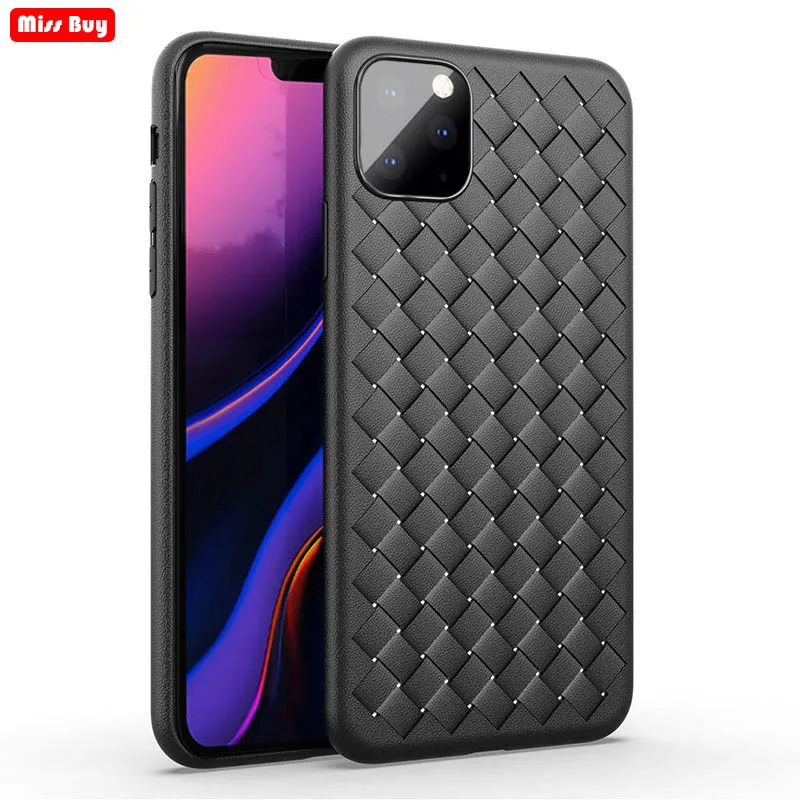 Тканый чехол для iPhone 11 Pro Max X XR 7 ультратонкий Силиконовый ТПУ дышащий сетчатый 8 6 6S