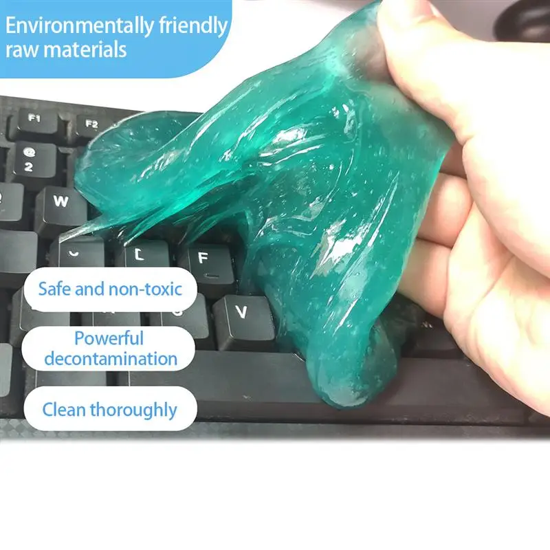 

70g Super Auto Car Cleaning Pad Glue Powder Cleaner Magic Cleaner Dust Remover Gel Home Computer Keyboard Clean Tool Dust Clean