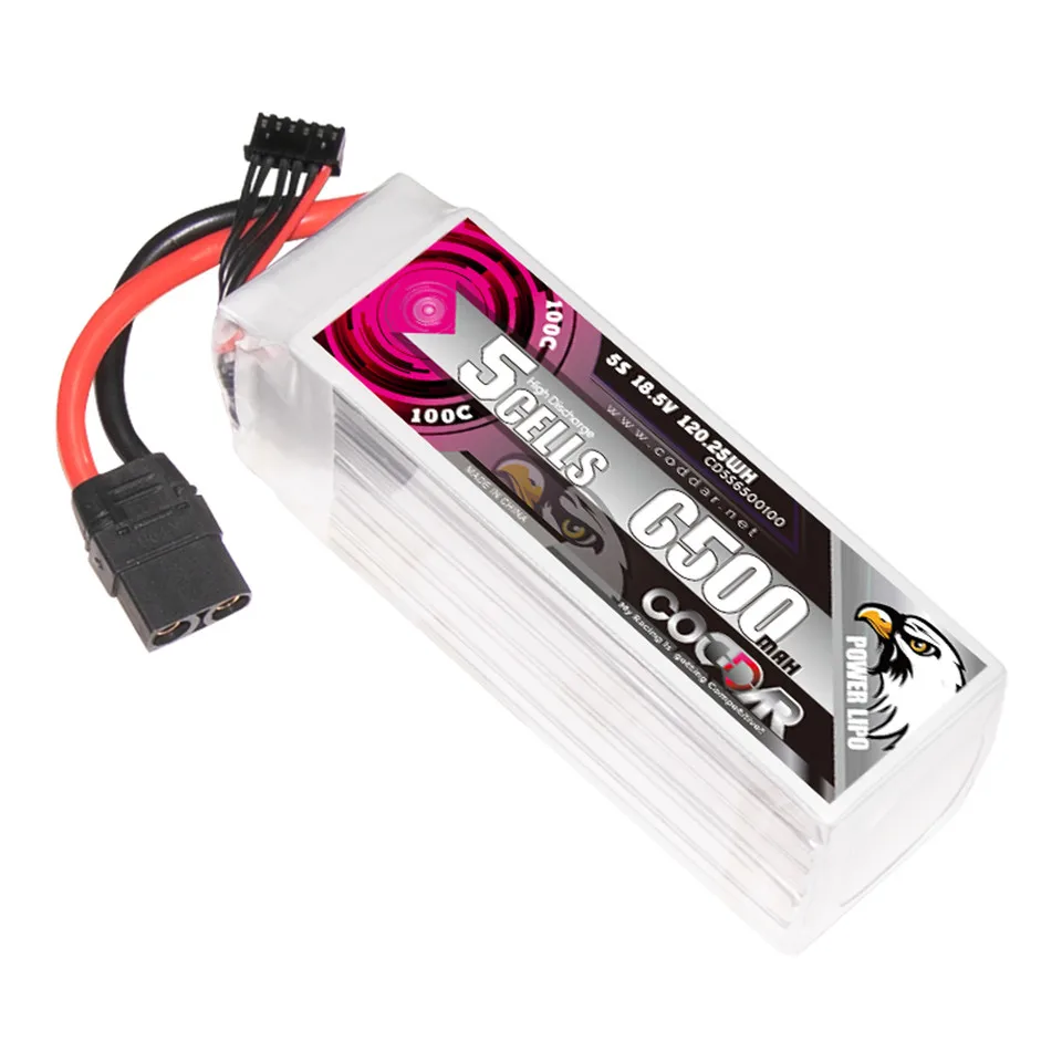 

5S 6500MAH 18,5 V 100C литий-полимерная батарея XT90 Разъем проводной кабель для FPV радиоуправляемого гоночного дрона Tinywhoop рамка Комплект квадрокопте...