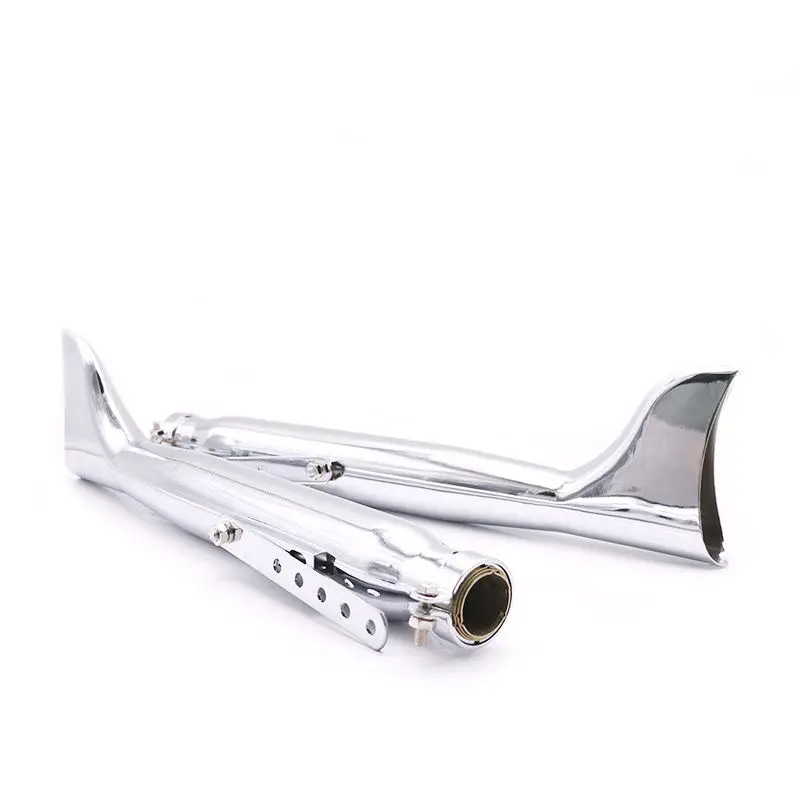 2 шт. универсальные Ретро выхлопные глушители рыбий хвост глушитель труба