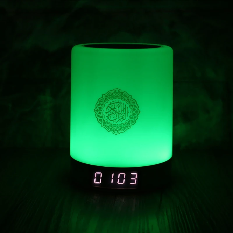 

Bluetooth Quran Speaker LED Night Light Smart APP Control AZAN Clock Loudspeaker