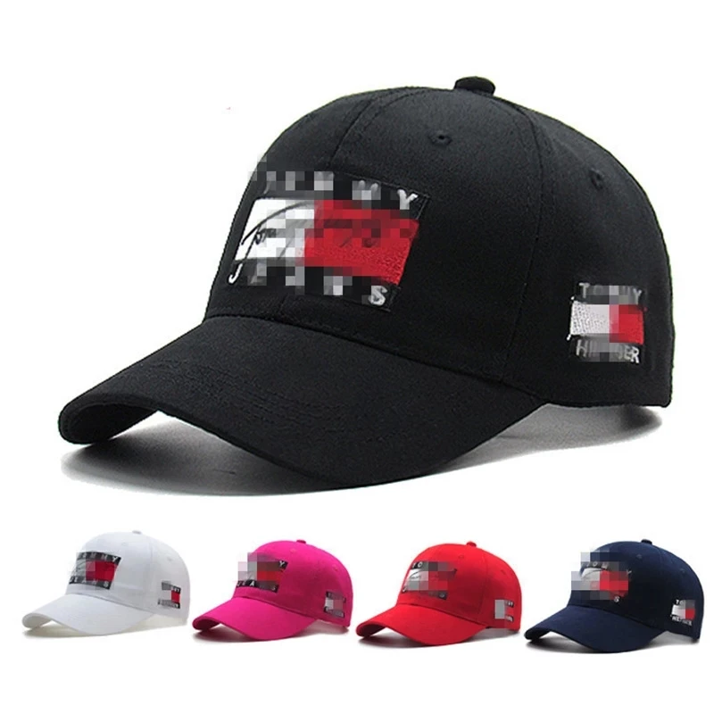 

Tom my 2021 Fashion hilfi ger Outdoor Sport Baseball Cap Summer Fashion Letters Adjustable Men Women Caps Fashion Hip Hop Hat