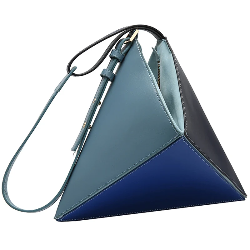 Модная женская сумка-мессенджер из кожи пу под замшу Геометрическая Лоскутная