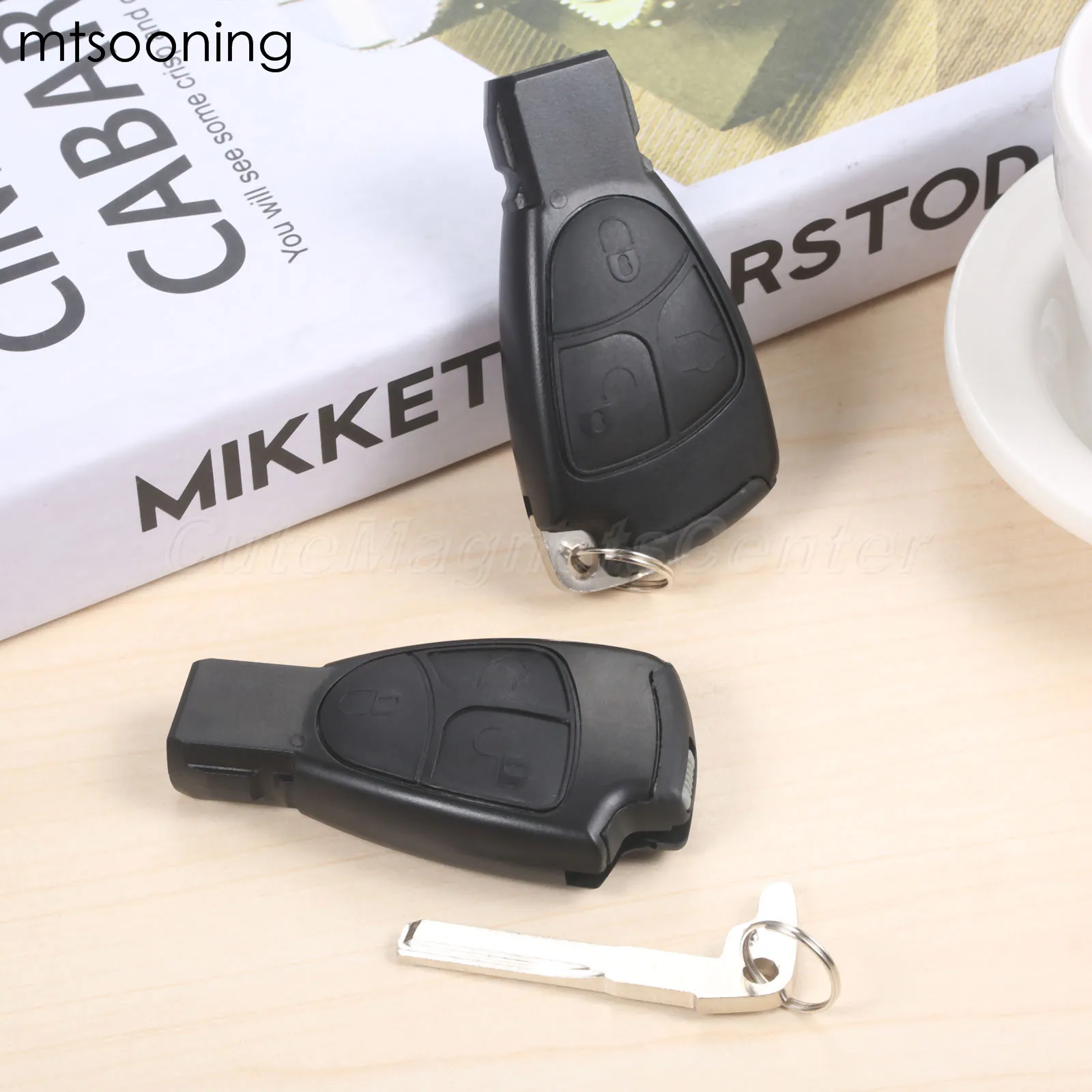 Mtsooning 2 шт. Φ 3 кнопки 433 9 МГц 7941 чип для Mercedes Benz CLS CLK ML CL SLK C E B S Class | Автомобили и