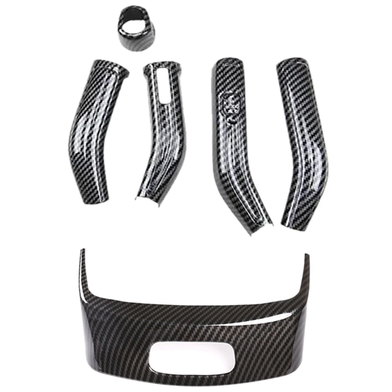 

Center Armrest Box Switch Cover for Benz A Class W177 C-Class A180L 2019 & Steering Wheel Shift Lever Wiper Rod Cover