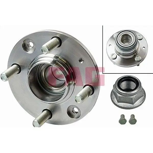 Комплект ступичных подшипников шариковых для а/м MITSUBISHI FAG 713 6198 80 | Автомобили и