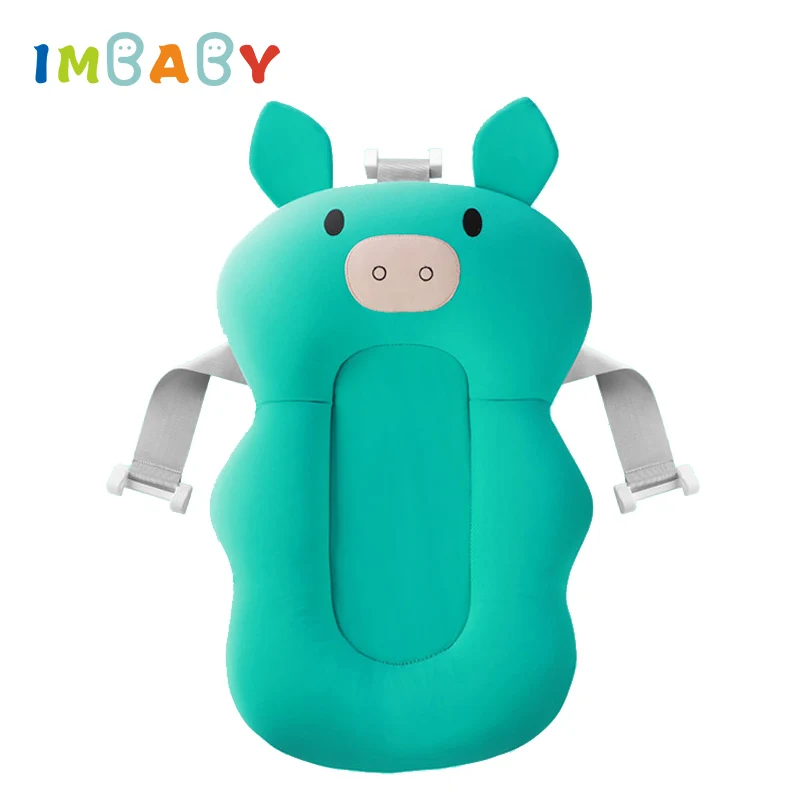 

IMBABY Infant Bath Seat Baby Bath Mat Suspension Baths Pad Baby Baths Non-Slip Bathtub Mat Bath Ded Seat Support kids Gift