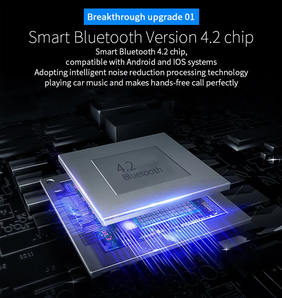 USB быстрое автомобильное зарядное устройство Bluetooth приемник Магнитный fm-передатчик модулятор Автомобильный AUX беспроводной радио адаптер MP3 плеер и микрофон