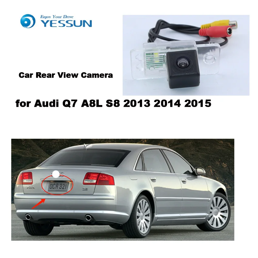 

Car Parking Rear View Camera for Audi Q7 A8L S8 2013 2014 2015 CCD HD Night Vision Waterproof Backup Reverse CAM