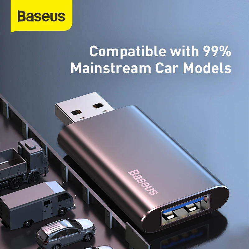 Автомобильный USB флеш-накопитель Baseus с зарядкой 64 ГБ U-диск USB-карта памяти