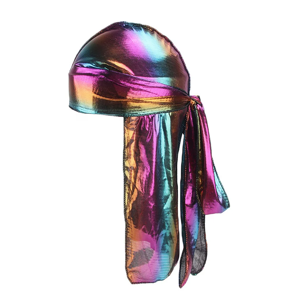 

top selling product in 2020 Men/Women Silk Polyester Bandana Hat Durag Rag Tail Headwrap Headwear Gift Wholesale Dropshipping