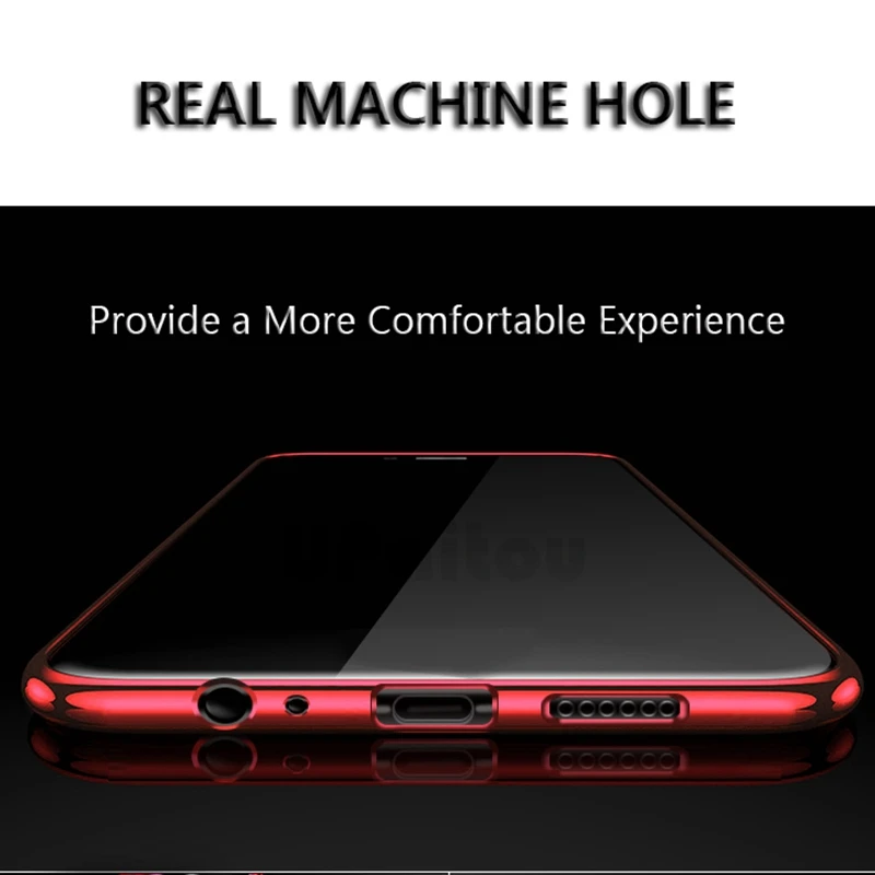 UPaitou Luxury Case for VIVO Z5X Z3i Z1 Pro Y97 Y95 Y93 Lite Y85 Y83 Y81 Y79 Y69 Y67 Y66 Y65 TPU Soft Silicone Transparent |