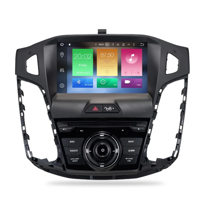 Восьмиядерный Android 9 0 автомобильное радио GPS HD 'и 8' Навигация стерео для ford Focus
