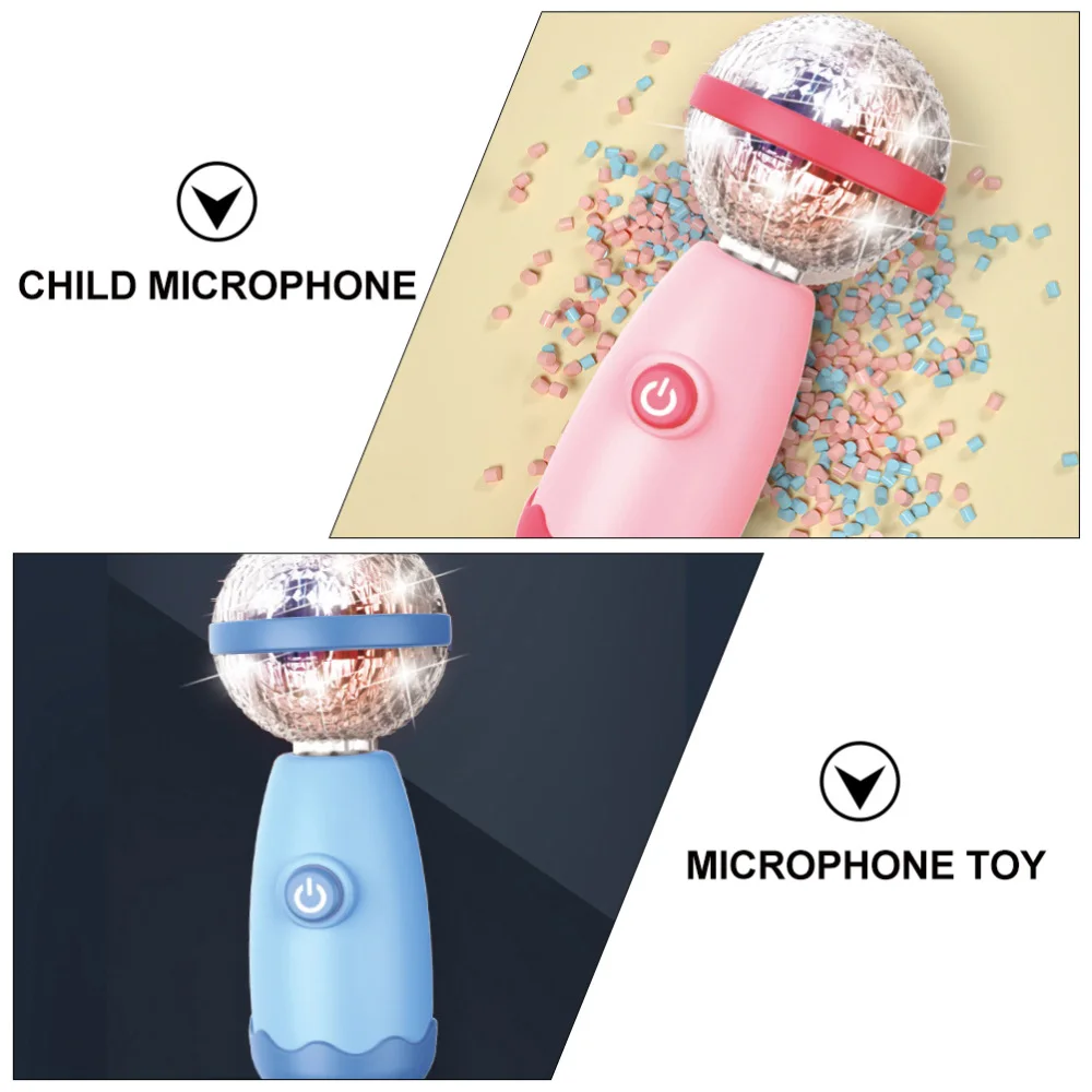 

1pc Microphone Electronic Microphone Early Educational Toy(Random Color)