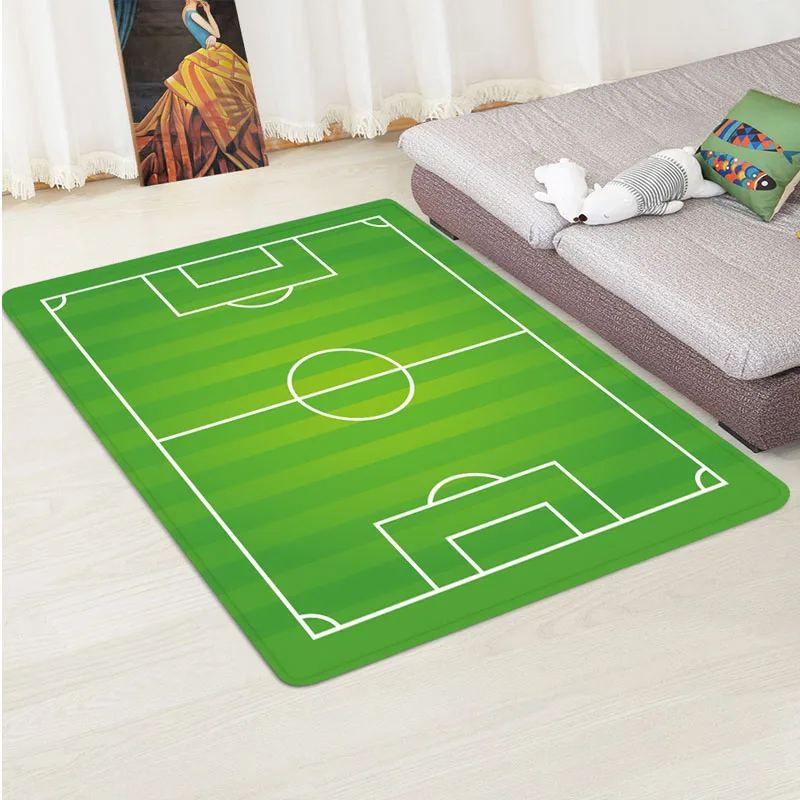 Домашний прямоугольный ковер на заказ для гостиницы мини футбольное поле