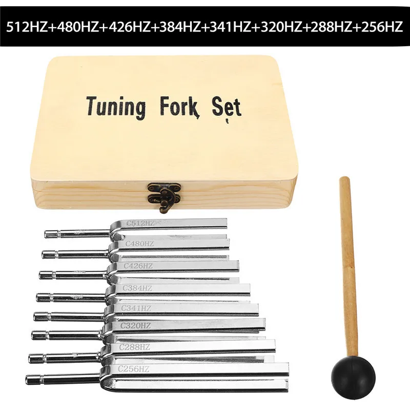 8 шт. вилки для медицинской вибрации 256 512 Гц|Детали и аксессуары осцилографа| |