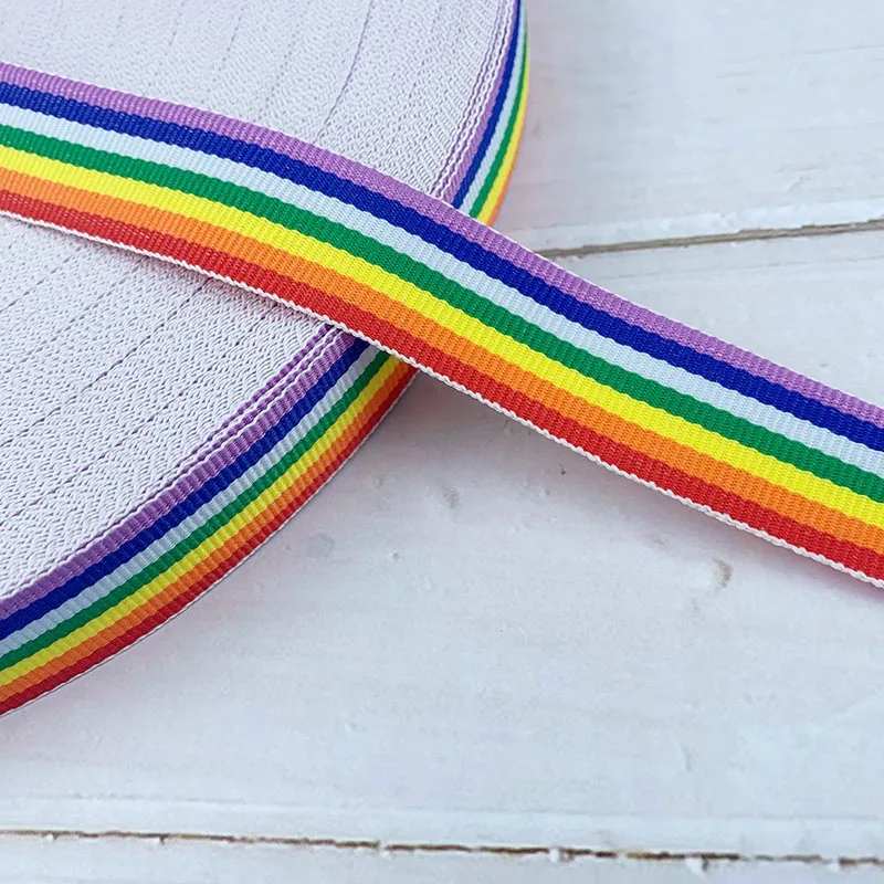 5 ярдов радужная лента для украшения вечеринки свадьбы упаковки подарков сделай