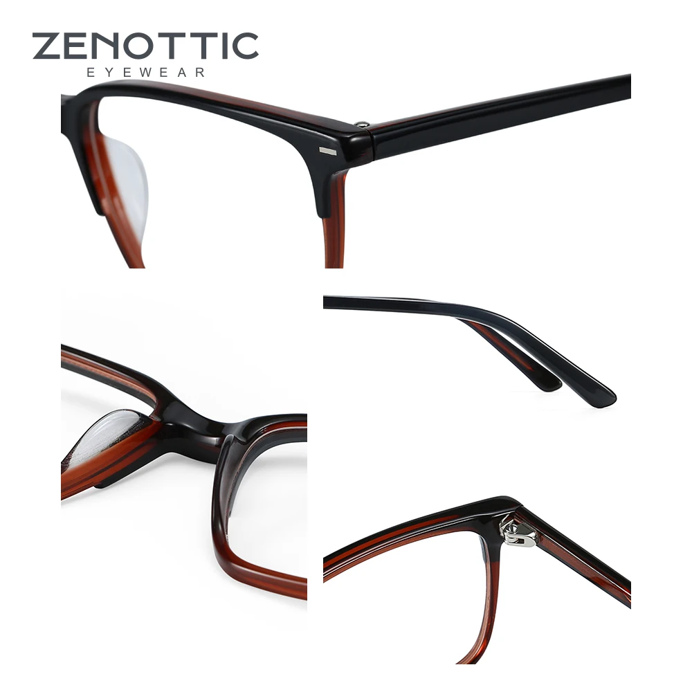 ZENOTTIC, мужские очки, оправа, квадратная, близорукость, дальнозоркость, очки, ацетат, оправа, очки, Корея,, очки BT2012