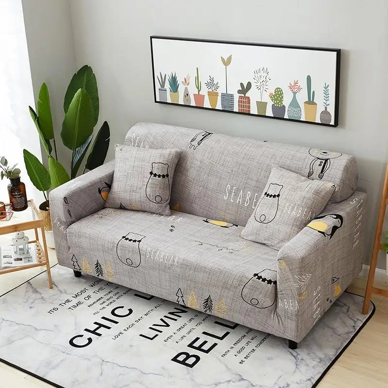 

47 1pc Modern Sofa Cover Elastic Floral Polyester 1/2/3/4 Seater Couch Sofa Slipcover for Living Room Furniture Protector
