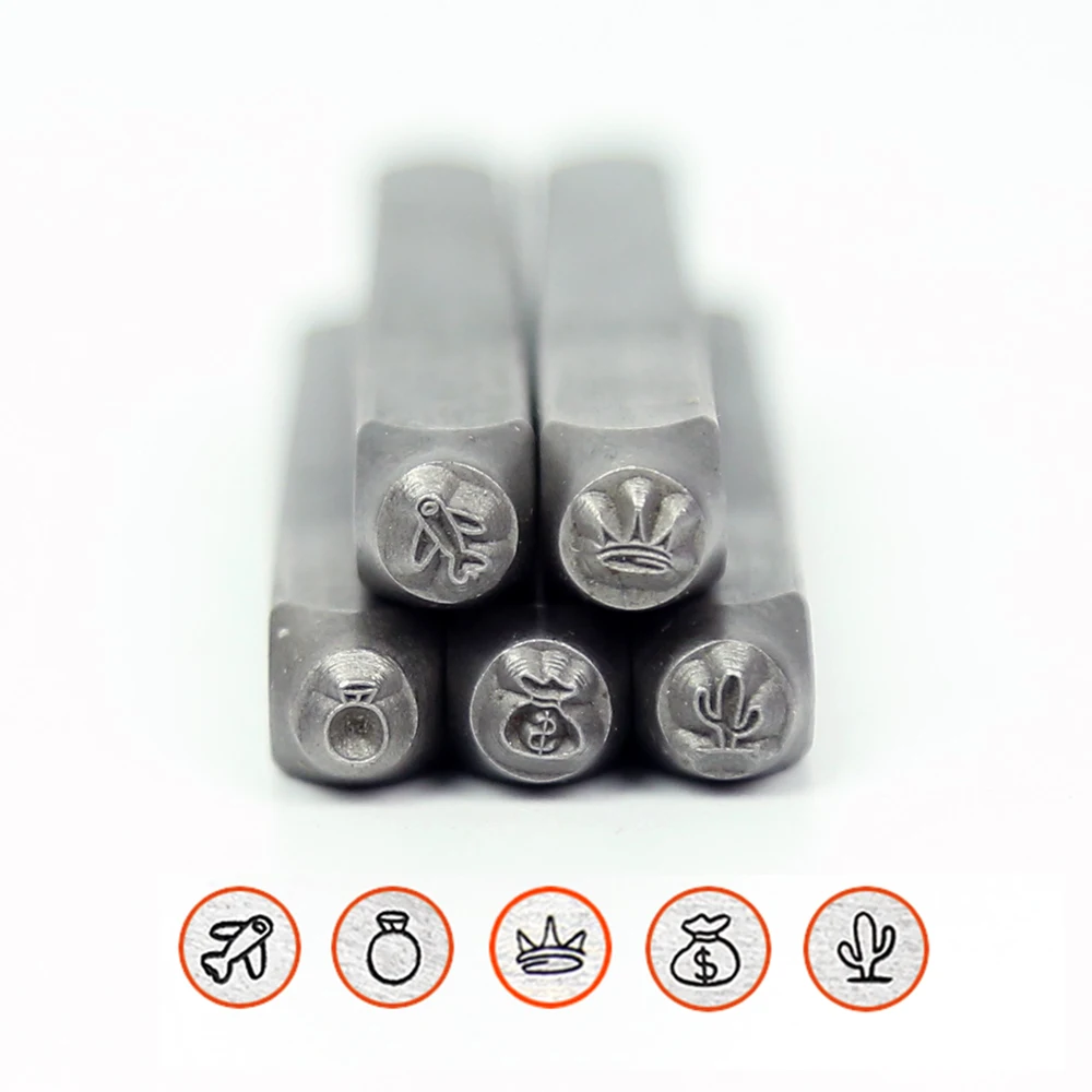 Металлические штампы для ювелирных изделий 3 мм с изображением