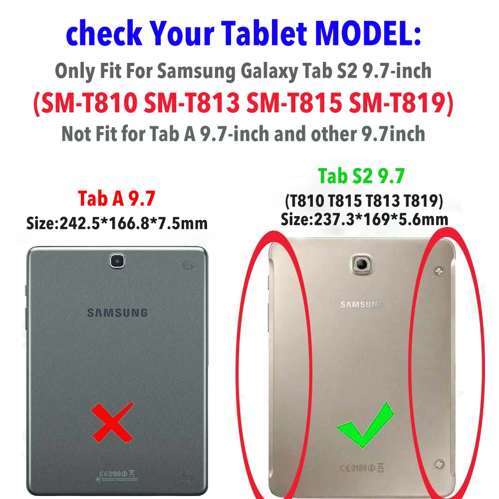 Чехол для galaxy Tab S2 9,7 Защитная крышка из искусственной кожи чехол для samsung galaxy Tab S2 9,7 SM-T810 T815 SM-T813 T819 9," планшет