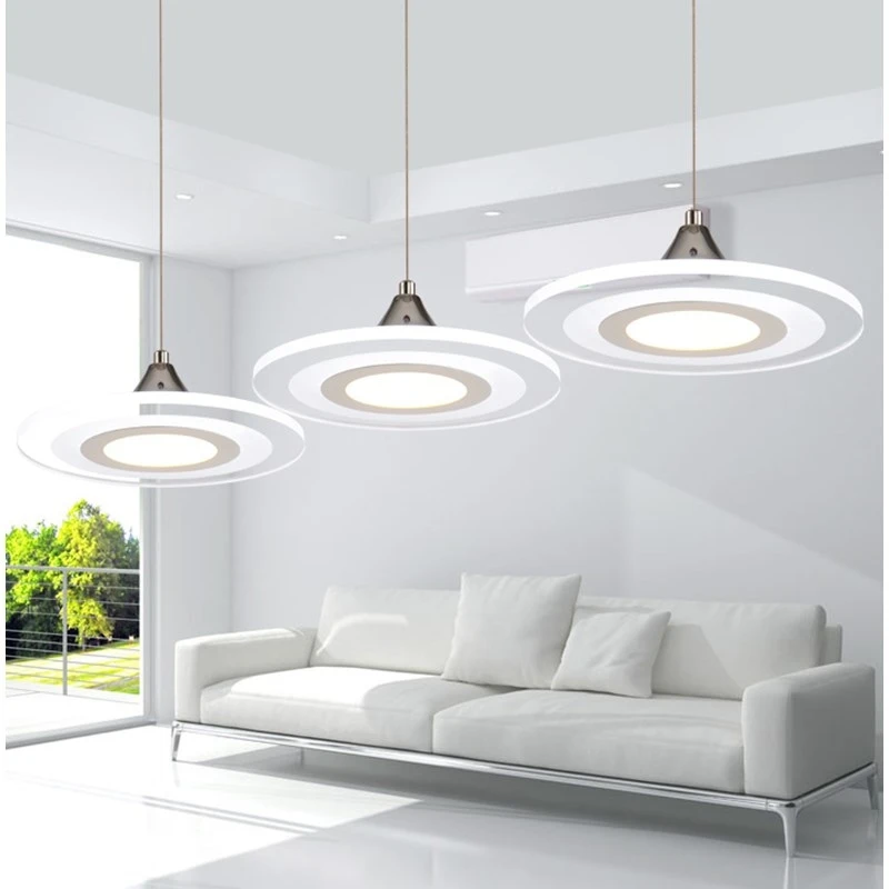 Подвесные светильники шнур лампа для столовой люстры 90-260 В кухни светодиодный