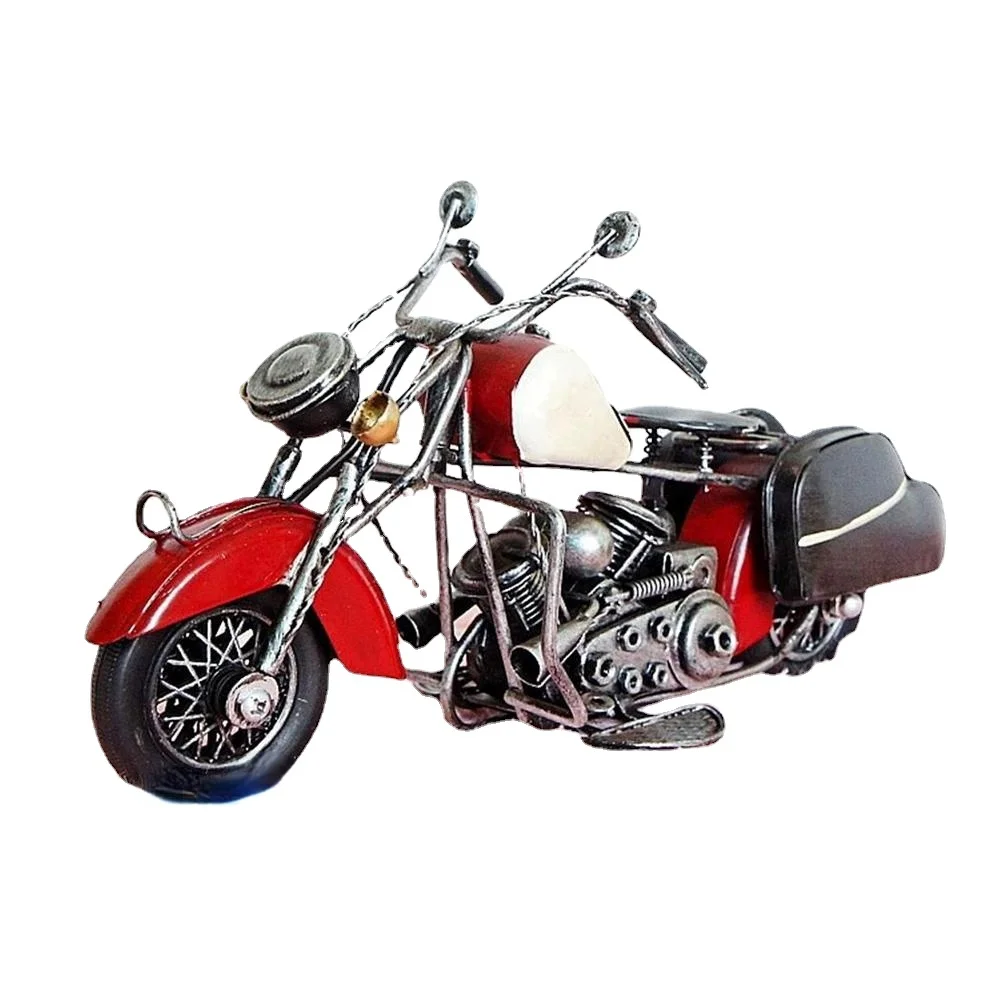 Креативное домашнее украшение железная модель Knick-knacks винтажная мотоцикла