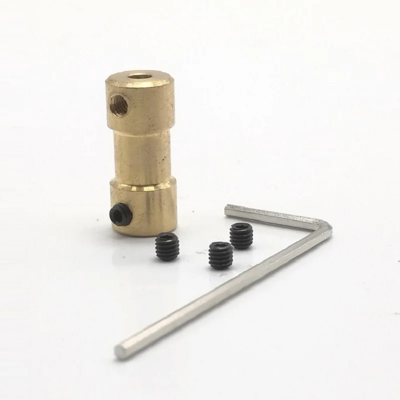 1pc 2mm/2.3mm/3mm/3.17mm/4mm/5mm/6mm Brass Flexible Motor Shaft Coupling Coupler Transmission Connector | Обустройство дома