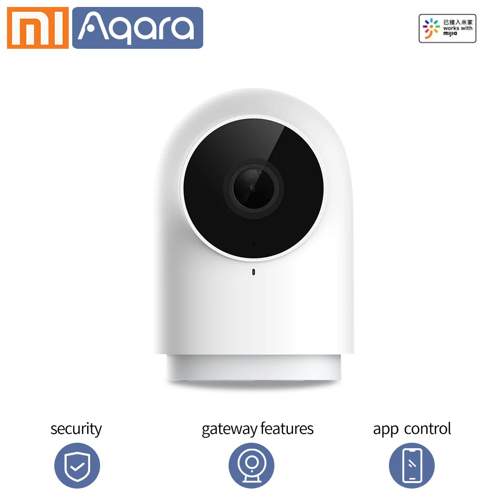 Xiaomi camera Aqara Smart camera G2 1080P 360 угол HD wifi инфракрасная веб-камера ночного видения Видеокамера детский монитор - Цвет: 1PCS