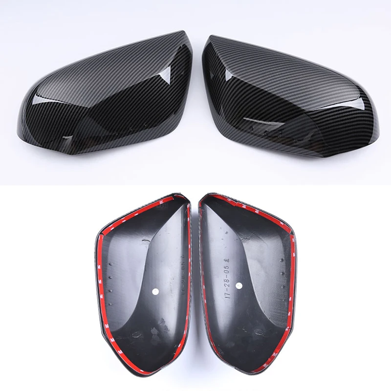 Накладка на зеркало заднего вида автомобиля из углеродного волокна боковой