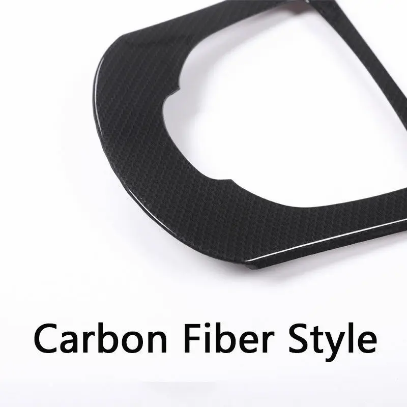 

1set=2pcs Car Accessories Carbon Fiber Style Center Cover Trim For Benz C Class With Clock