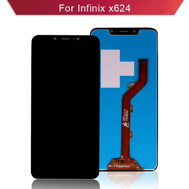 

Полный ЖК-дисплей для Infinix Hot 7 X624, ЖК-дисплей и телефон, полная замена, запчасти для ремонта