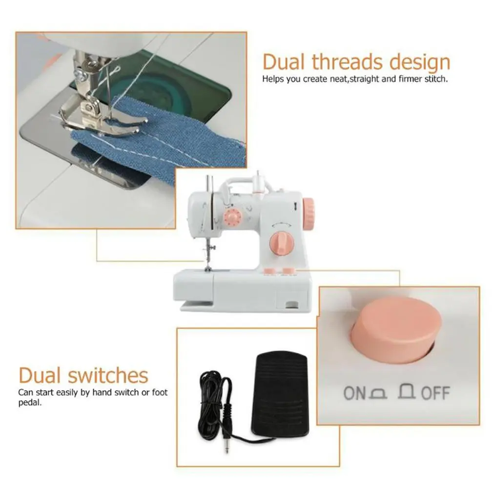 Мини-швейная машина со встроенной подсветкой | Дом и сад